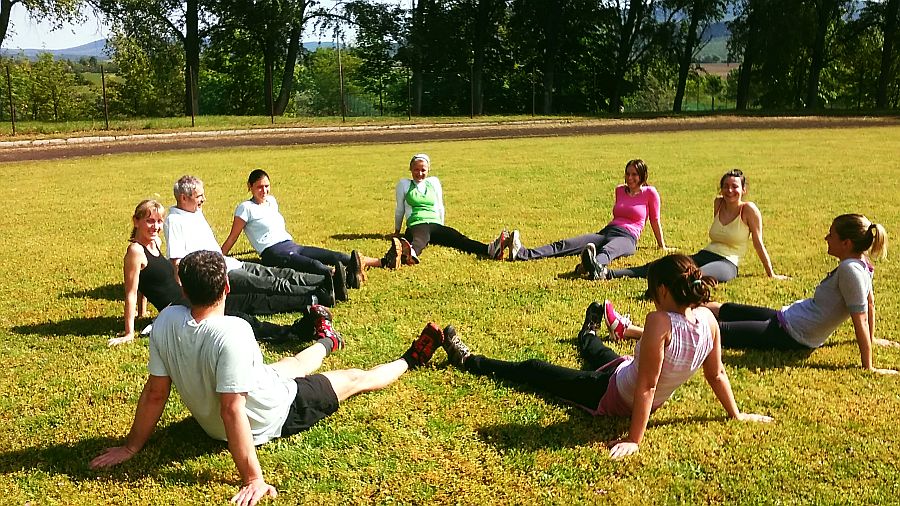 Nyújtás. lazítás - talpi bőnye gyulladás