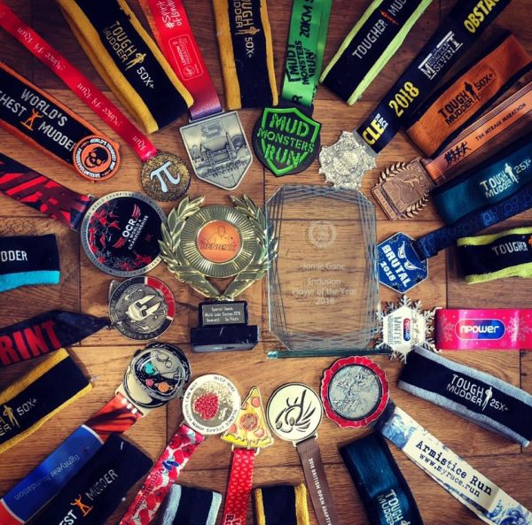 jamie gane para ocr athlete 2019 medals